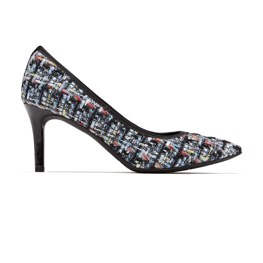 Rockport Klackar Skor Dam Blå - Total Motion 75Mm Gore - HMUWQ0647